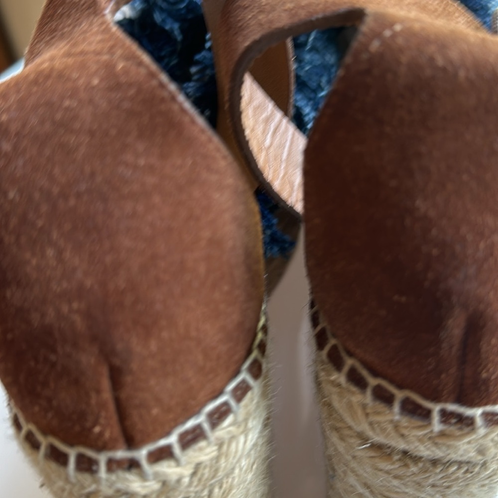 Chloe frayed denim platform size 10 - Picture 9 of 14